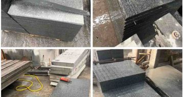 乌海 芝麻黑地铺石材