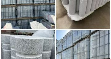 乌海 芝麻白花岗岩挡车柱、隔离柱多少钱