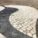 乌海 黄金麻冰裂缝室外铺装效果完美展示