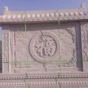 乌海 芝麻白花岗岩屏风，照壁，影壁