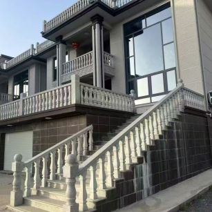 乌海 芝麻白别墅阳台栏杆，楼梯栏杆