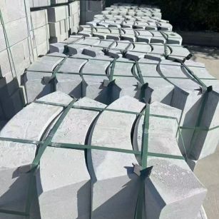 乌海 芝麻灰弧形路沿石