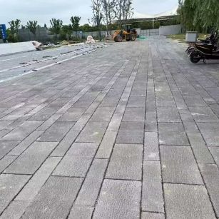 乌海仿古石铺装效果