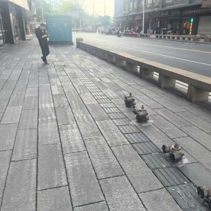乌海仿古石铺装效果