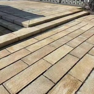 乌海仿古石铺装效果