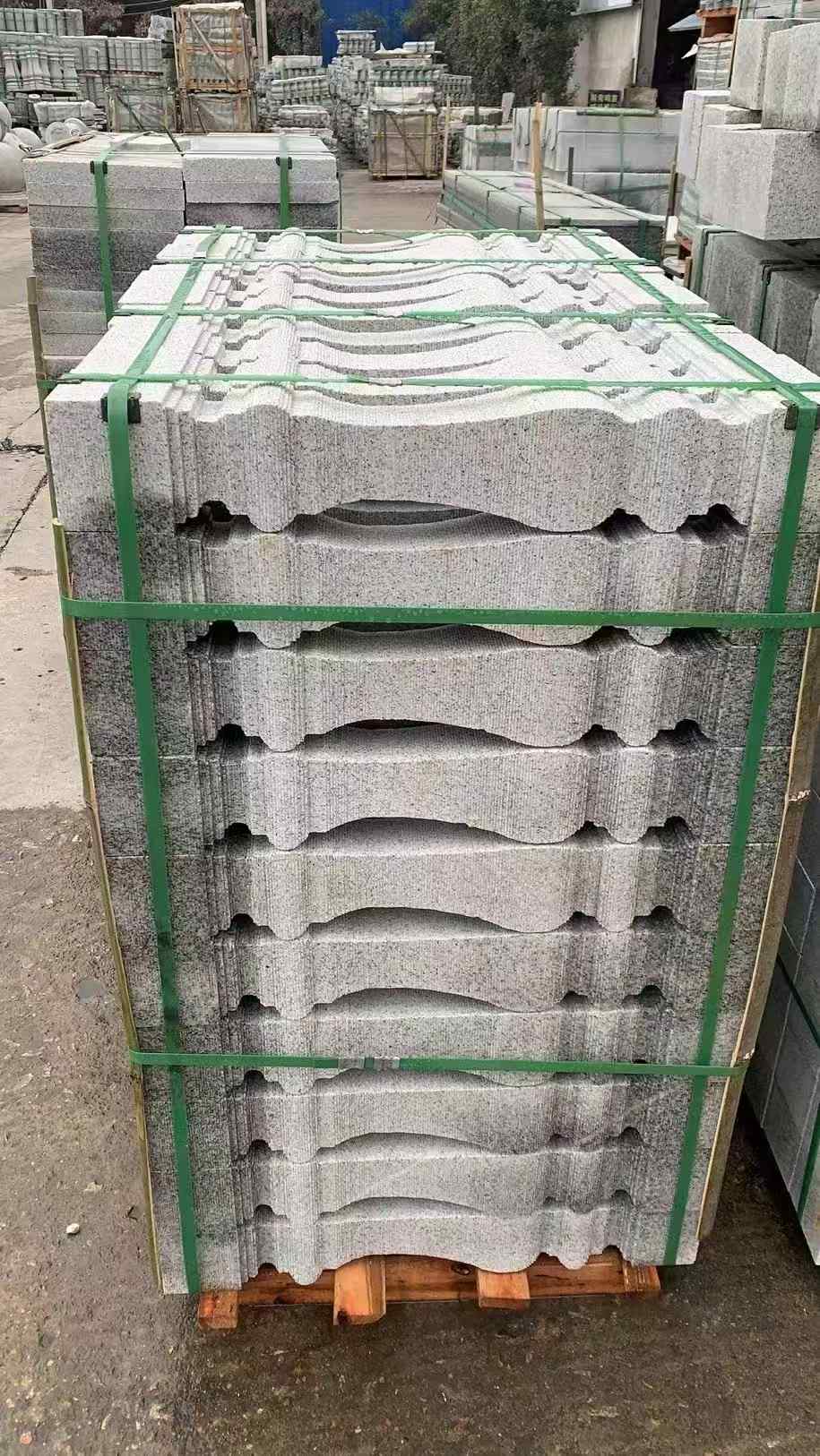 乌海 芝麻白方形拉丝面，栏杆花瓶柱