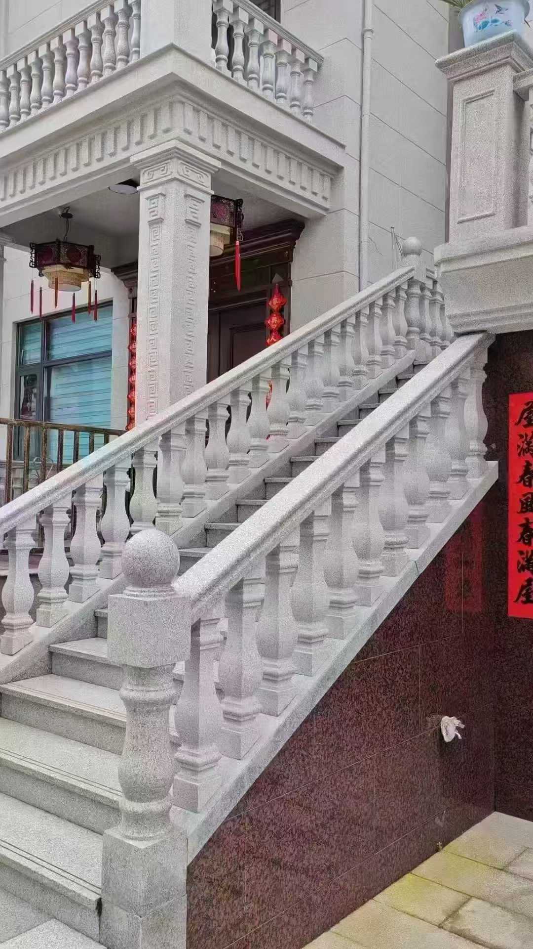 乌海 天然石材 阳台庭院护栏、栏杆