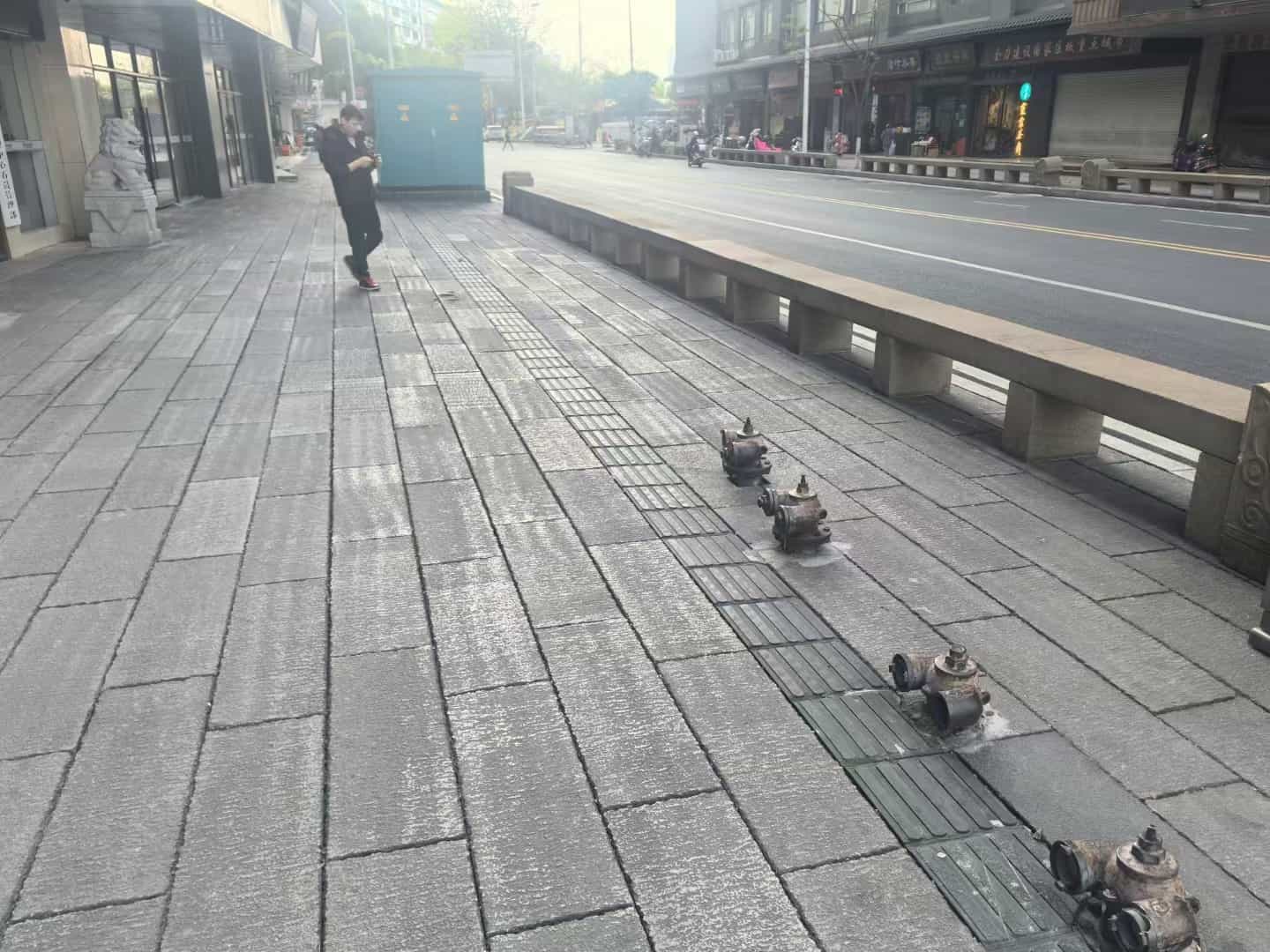 乌海仿古石铺装效果