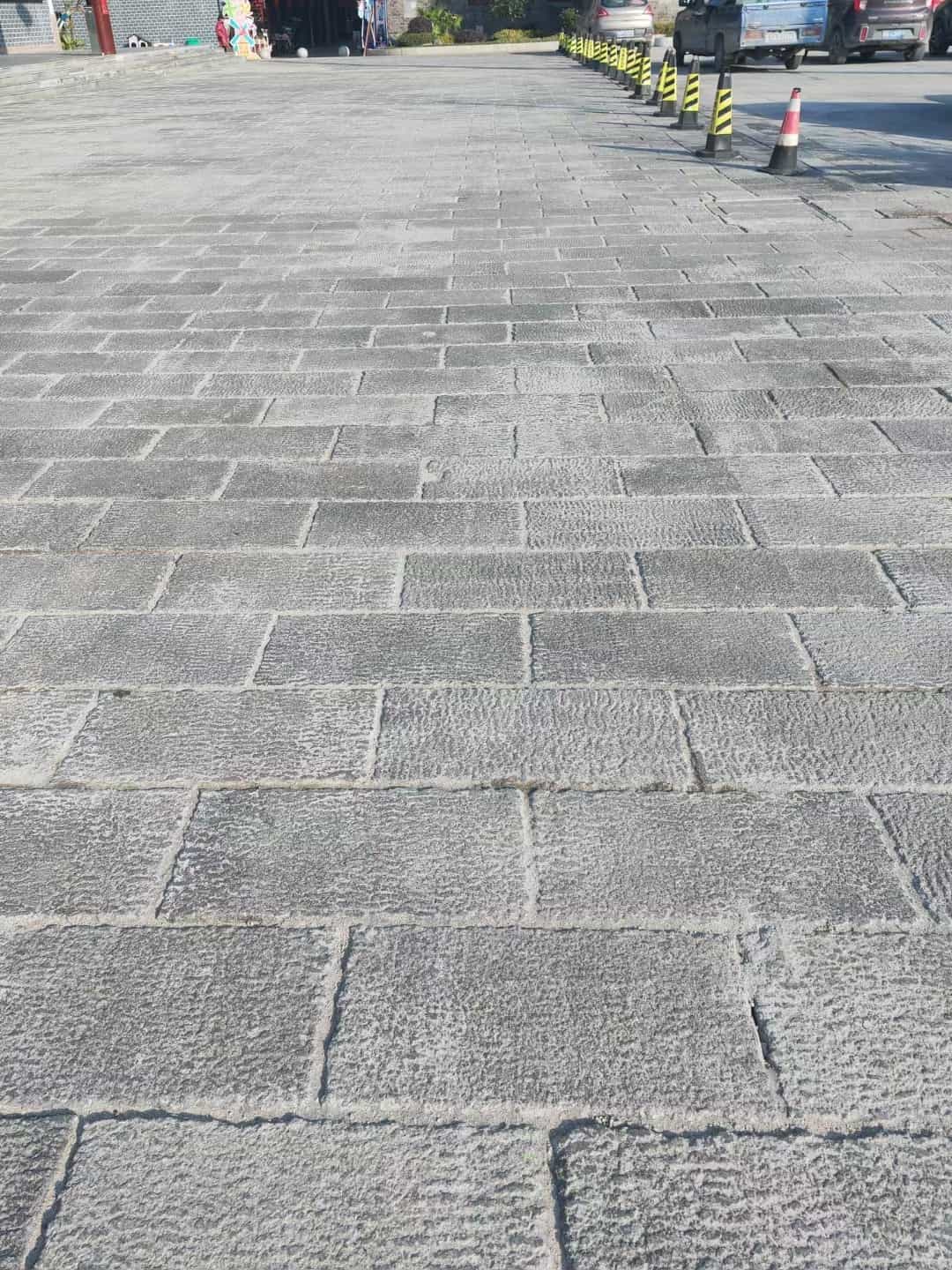 乌海仿古石铺装效果