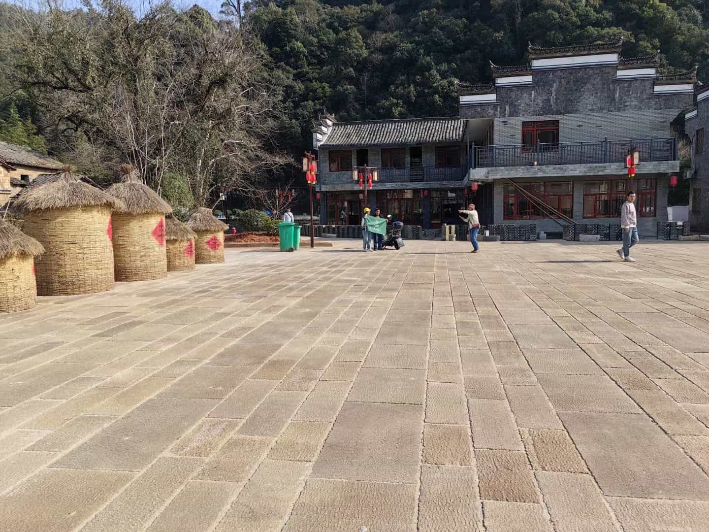 乌海仿古石铺装效果