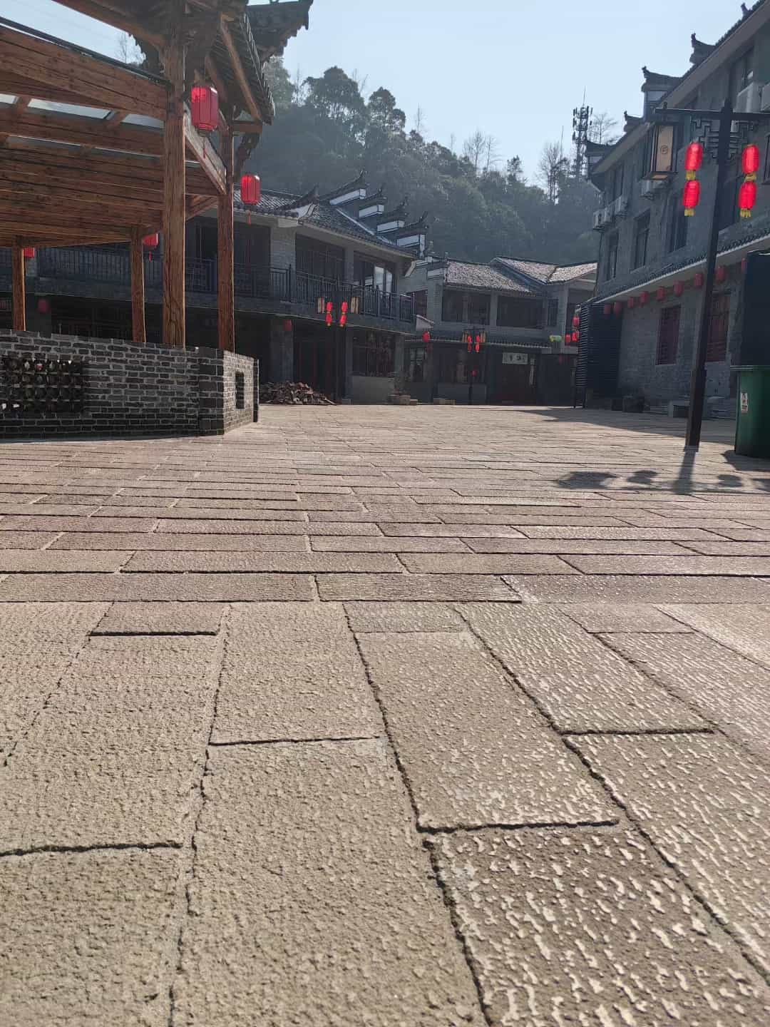 乌海仿古石铺装效果