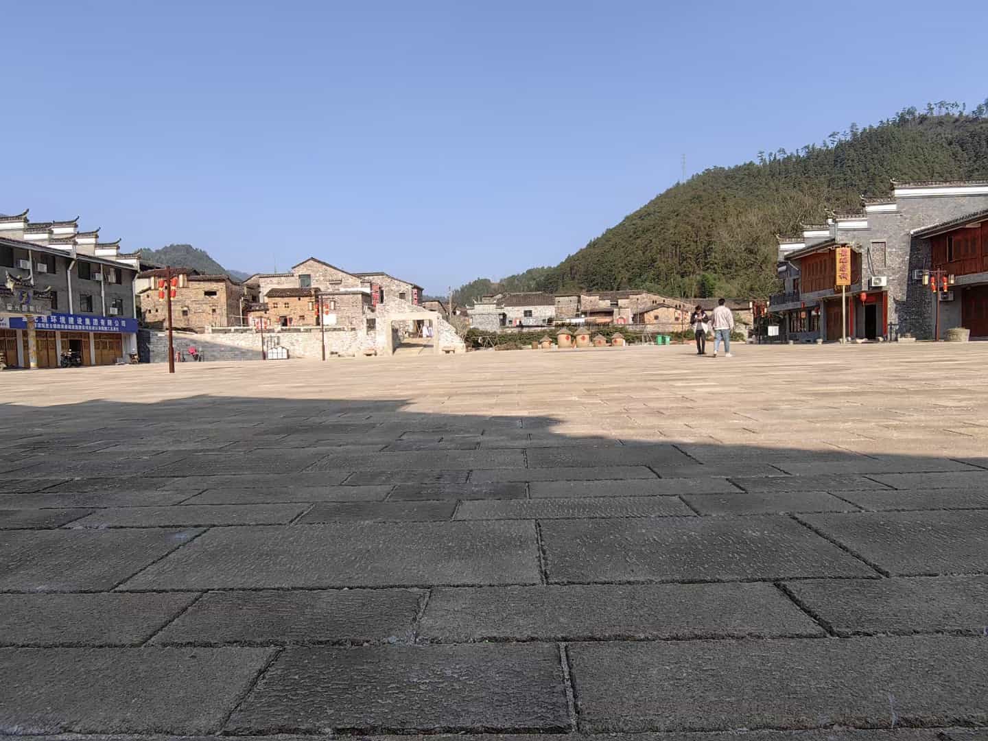 乌海仿古石铺装效果