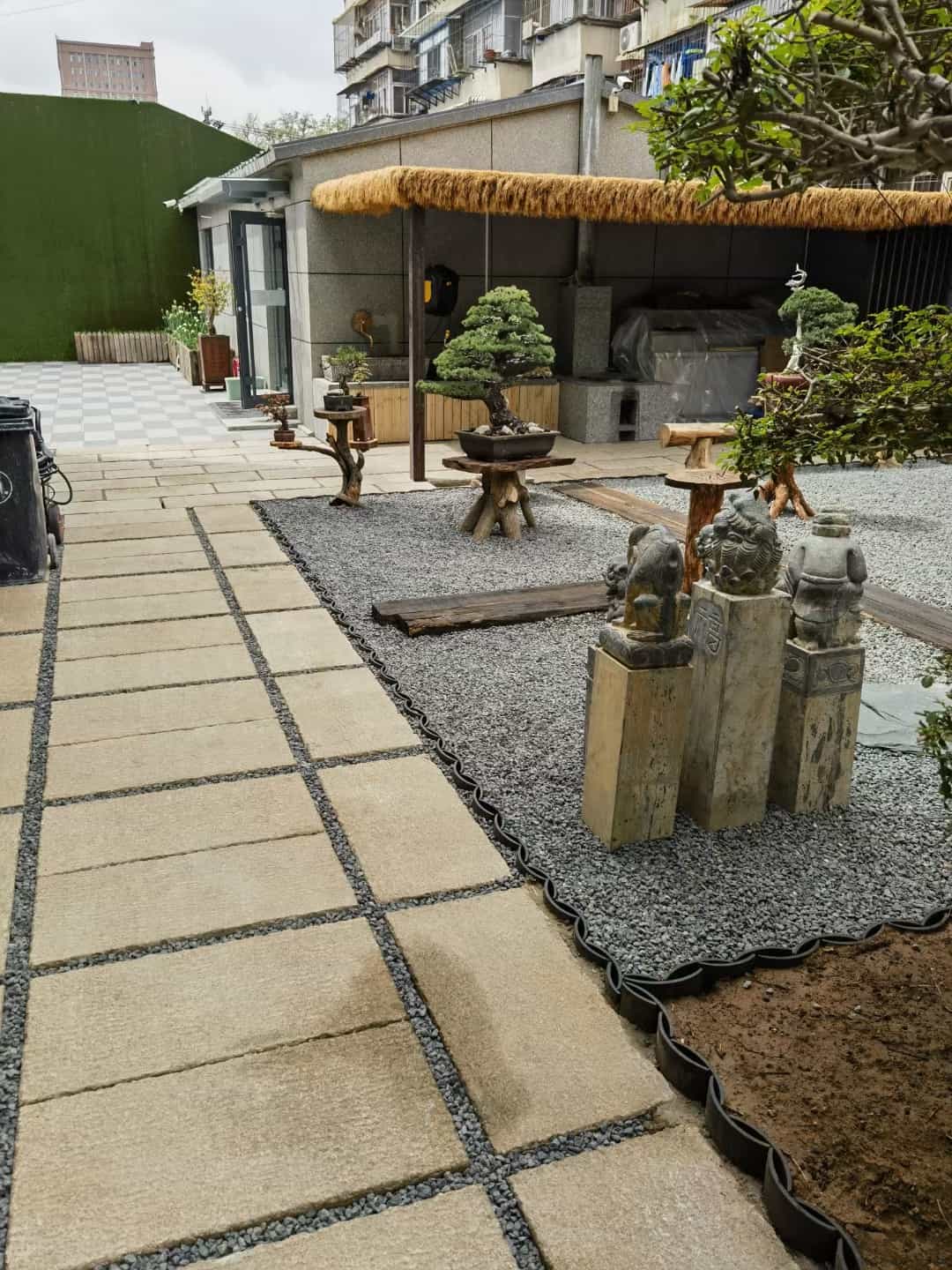 乌海仿古石铺装效果