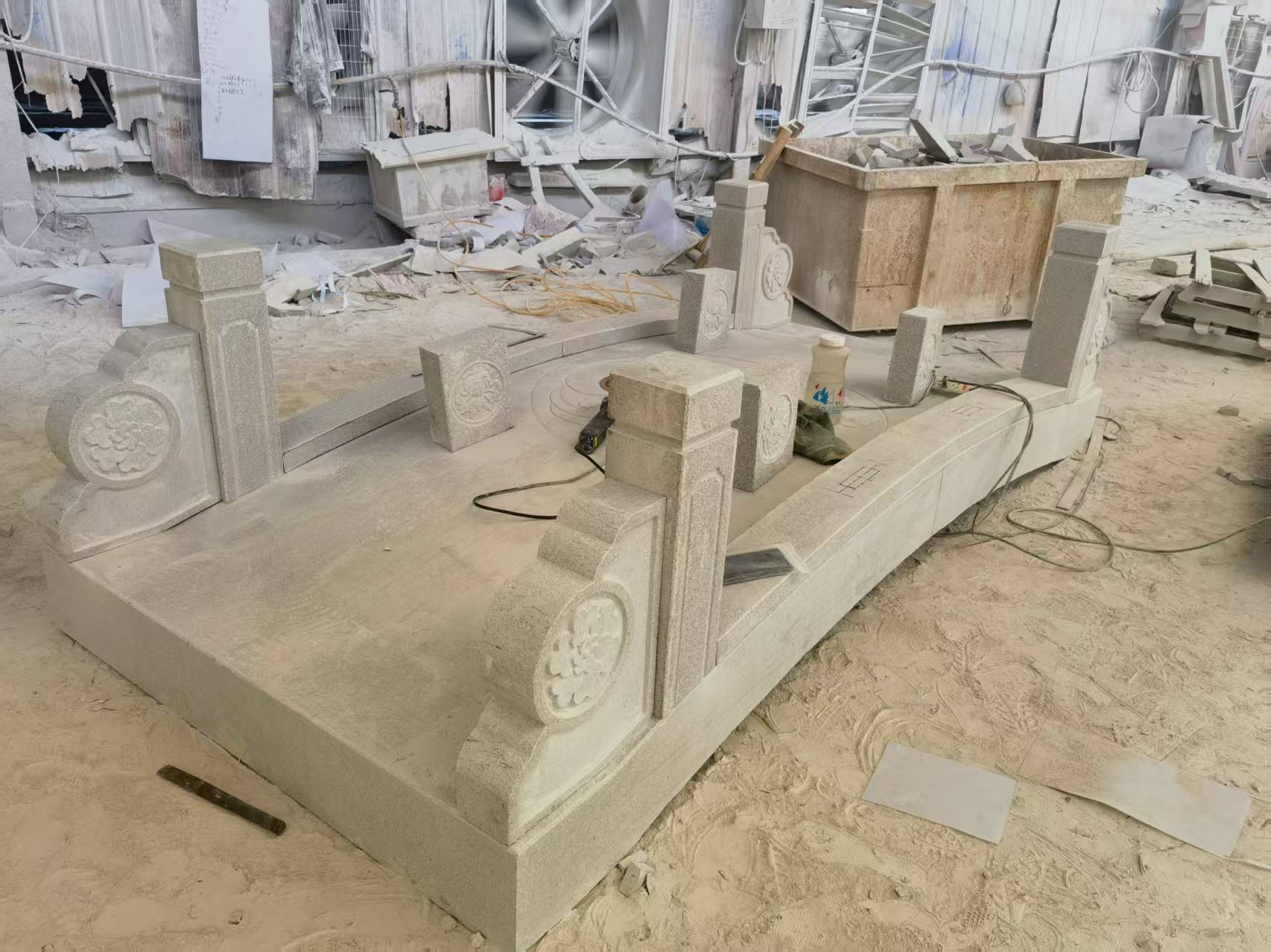 乌海 芝麻灰火烧面石桥-拼装