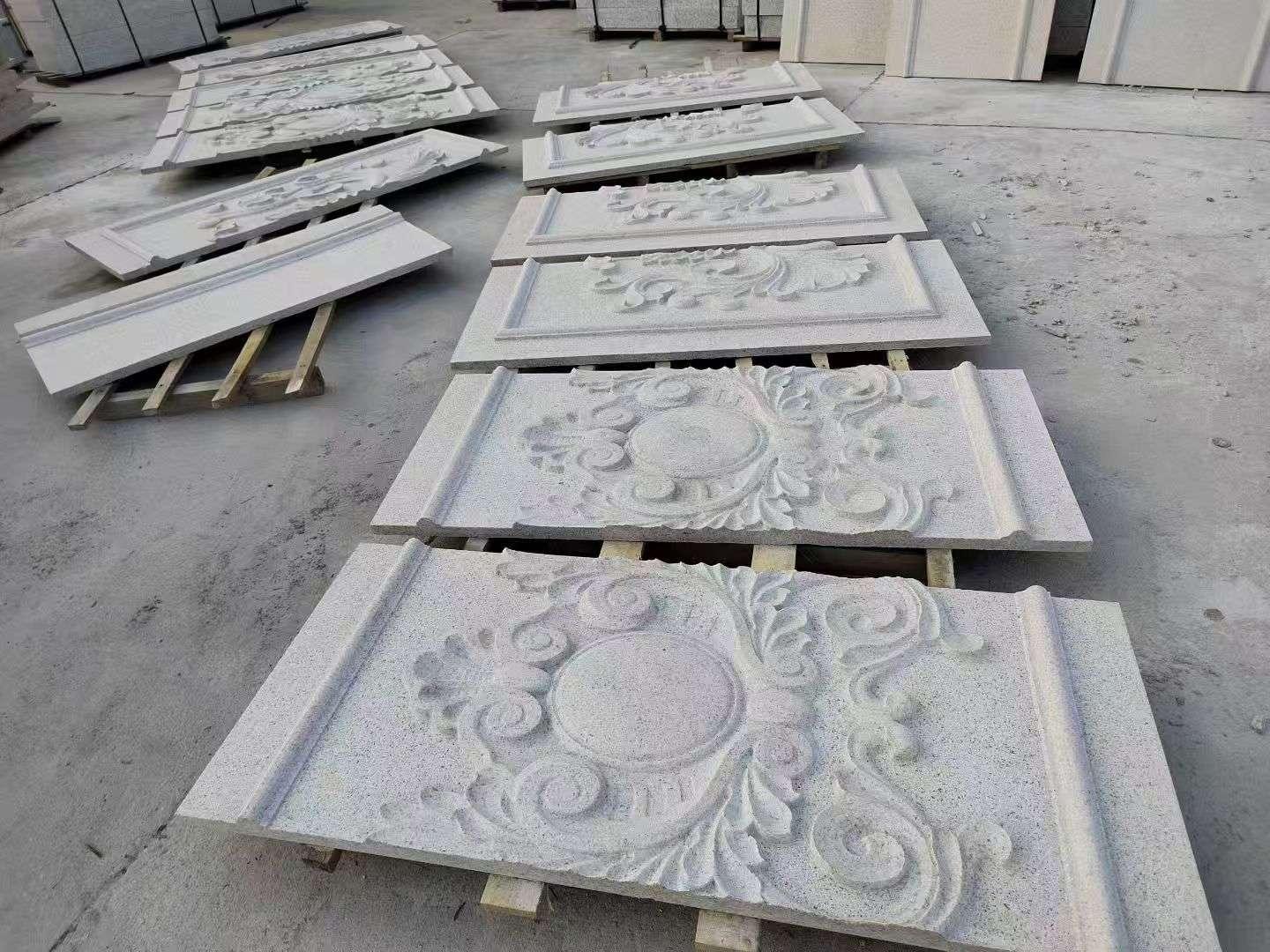 乌海 芝麻白干挂雕花板