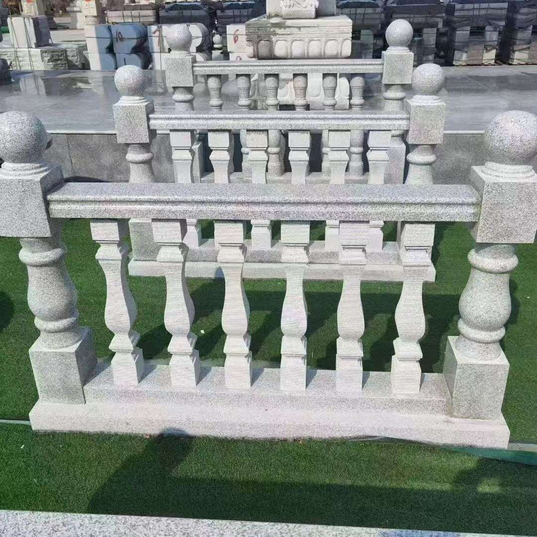 乌海 别墅石材栏杆特写