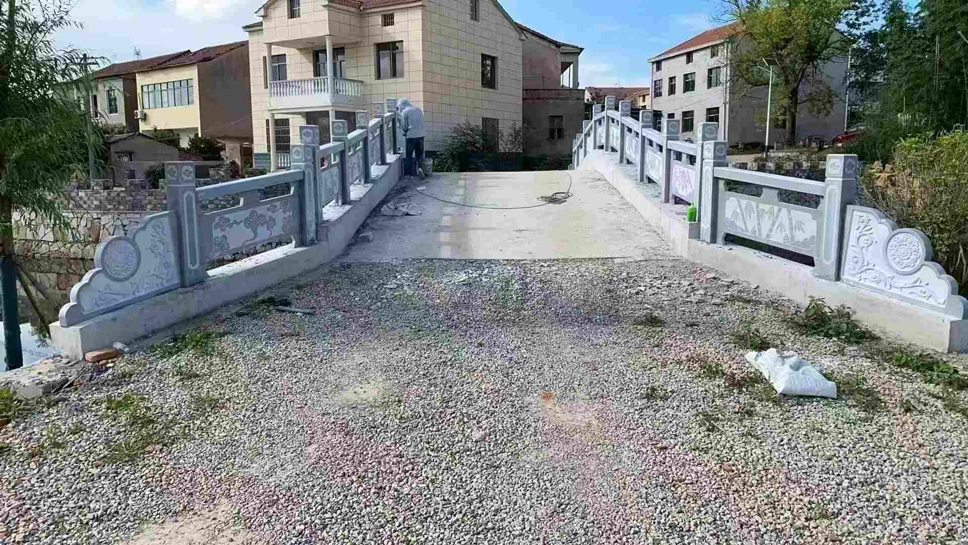 乌海 芝麻灰花岗岩桥栏杆